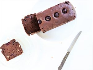 Chocoladecake met kersen (glutenvrij)